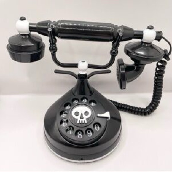 Source Unknown Other - Gemmy Spooky Skull Haunted Halloween
Talking Telephone Victorian Phone